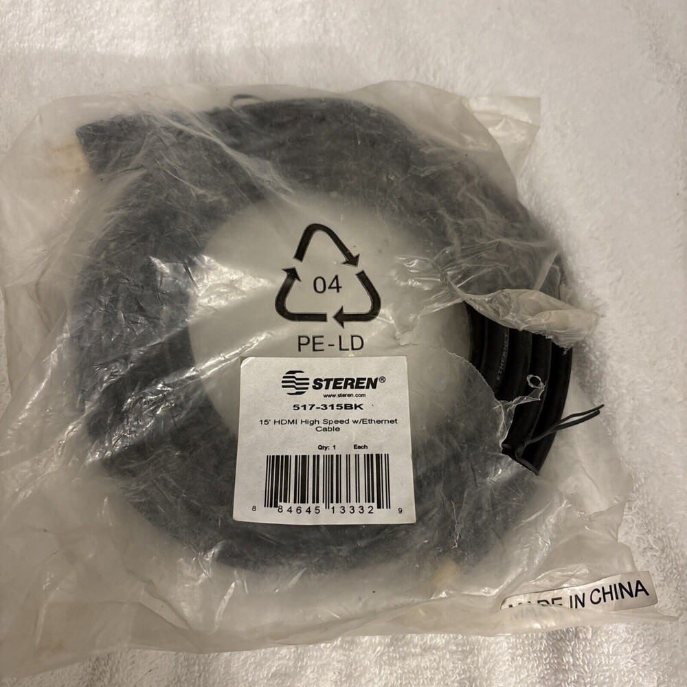 Steren 15ft HDMI High Speed w/ Ethernet Cable